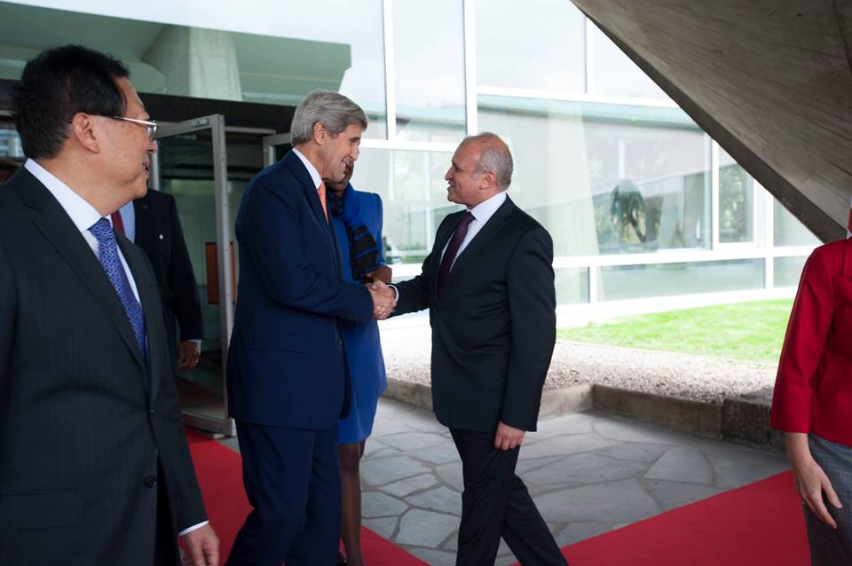Visit of John Kerry  to UNESCO - October 2015